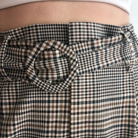 Plaid trousers with matching belt - Picture 4 of 5